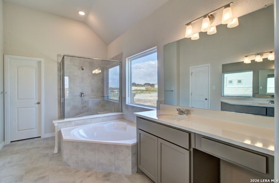 Furnished interior view inside a new home in The Crossvine, Schertz (Image 4).