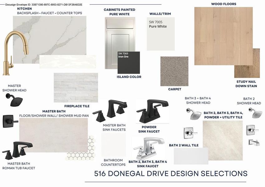Sample of building materials used in homes in Hillside Village, Celina (Image 35). Sample of building materials used in homes in Hillside Village, Celina (Image 35).