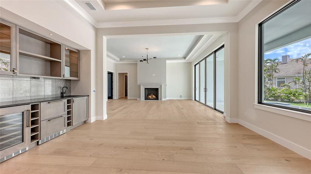 Furnished interior view inside a new home in , Longboat Key (Image 5).