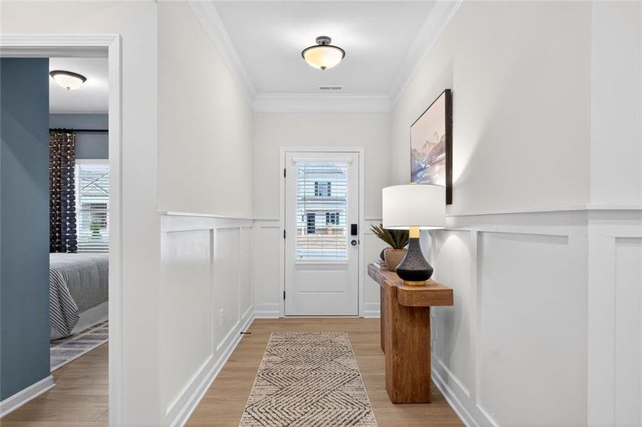 Furnished interior view inside a new home in Southbend, Rome (Image 21).