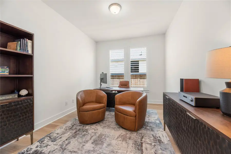 Furnished interior view inside a new home in Bridgeland, Cypress (Image 6).