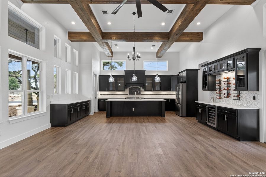 Furnished interior view inside a new home in , Blanco (Image 12).