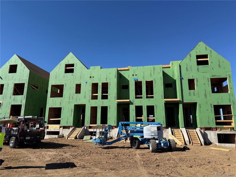 In-progress construction of a new home in , Louisville, CO (Image 20).