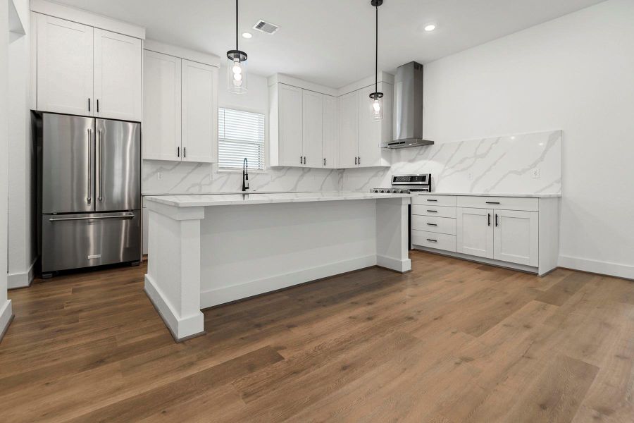 Furnished interior view inside a new home in Hallimore Ranch, Rosenberg (Image 4). Furnished interior view inside a new home in Hallimore Ranch, Rosenberg (Image 4).