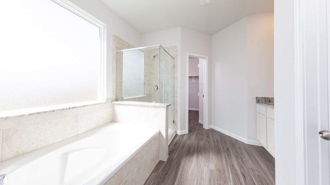 Representative furnished interior of a home built from the The Landry by Legend Homes in Cinco Lakes, San Antonio (Image 9).