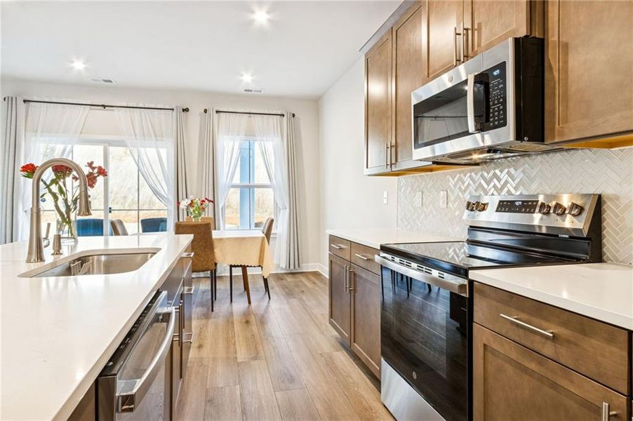 Furnished interior view inside a new home in , Hoschton (Image 14).