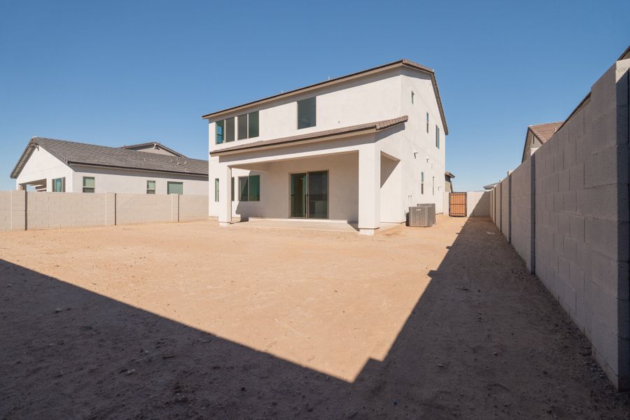 Exterior details and patio area of a home in Soleo, San Tan Valley (Image 3).