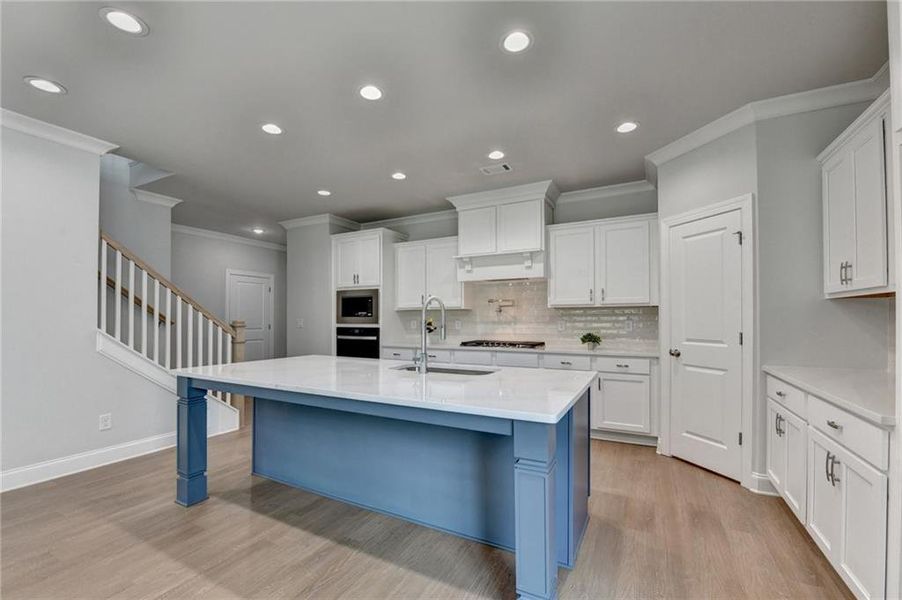 Furnished interior view inside a new home in , Suwanee (Image 10).