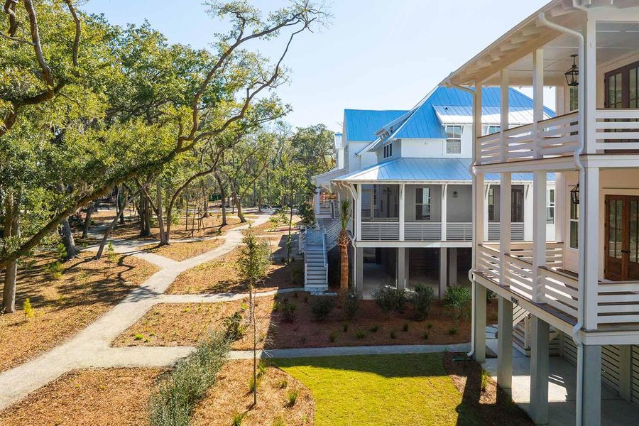 Front exterior of a new home in , Johns Island, SC, highlighting curb appeal (Image 25). Front exterior of a new home in , Johns Island, SC, highlighting curb appeal (Image 25).