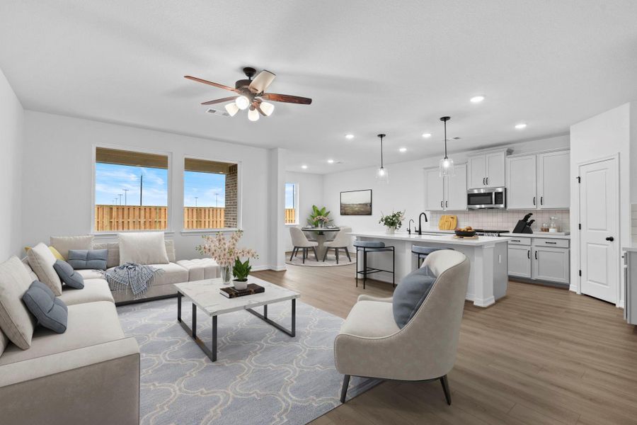 This home boasts a spacious open concept layout that combines the best of modern design and comfort for everyday living.