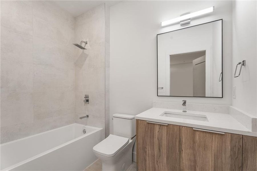 Furnished interior view inside a new home in Freedom Townhomes, Atlanta (Image 17).