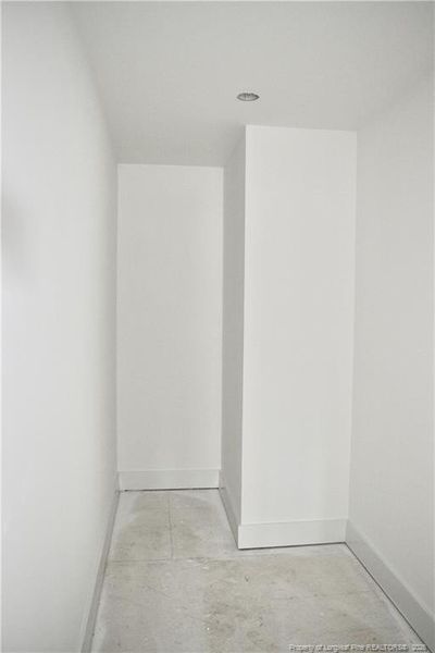 walk in closet in master