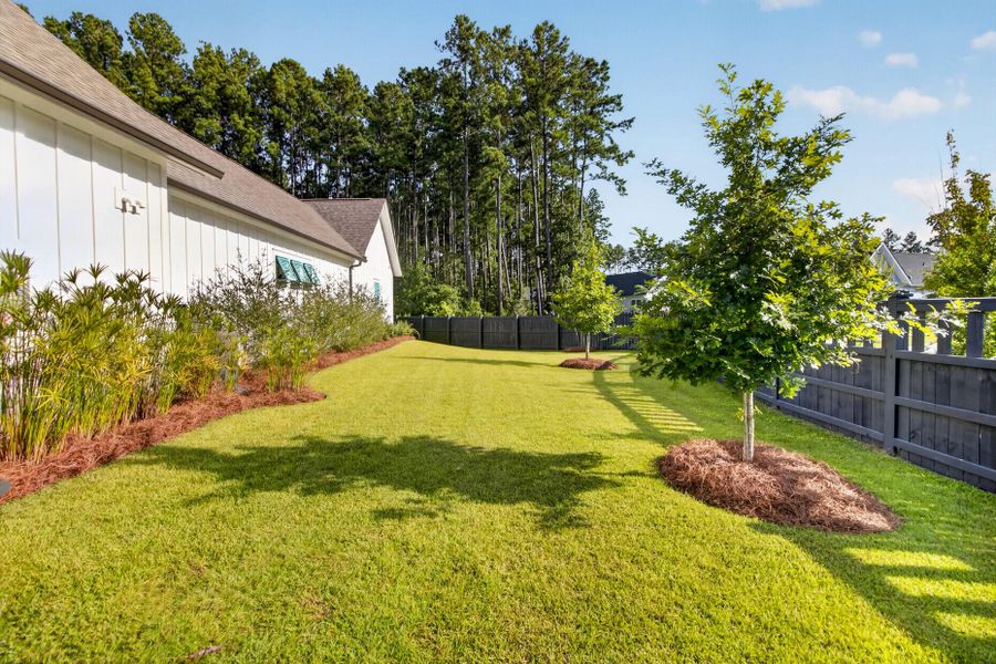 Exterior details and patio area of a home in , Summerville (Image 41). Exterior details and patio area of a home in , Summerville (Image 41).