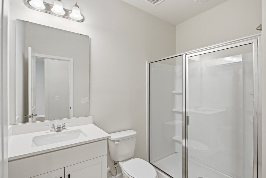 Furnished interior view inside a new home in Ashley Walk Townes, Charleston (Image 7). Furnished interior view inside a new home in Ashley Walk Townes, Charleston (Image 7).