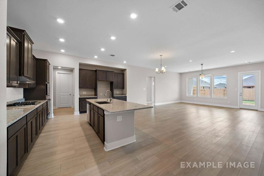 Furnished interior view inside a new home in Lago Mar, Texas City (Image 9).