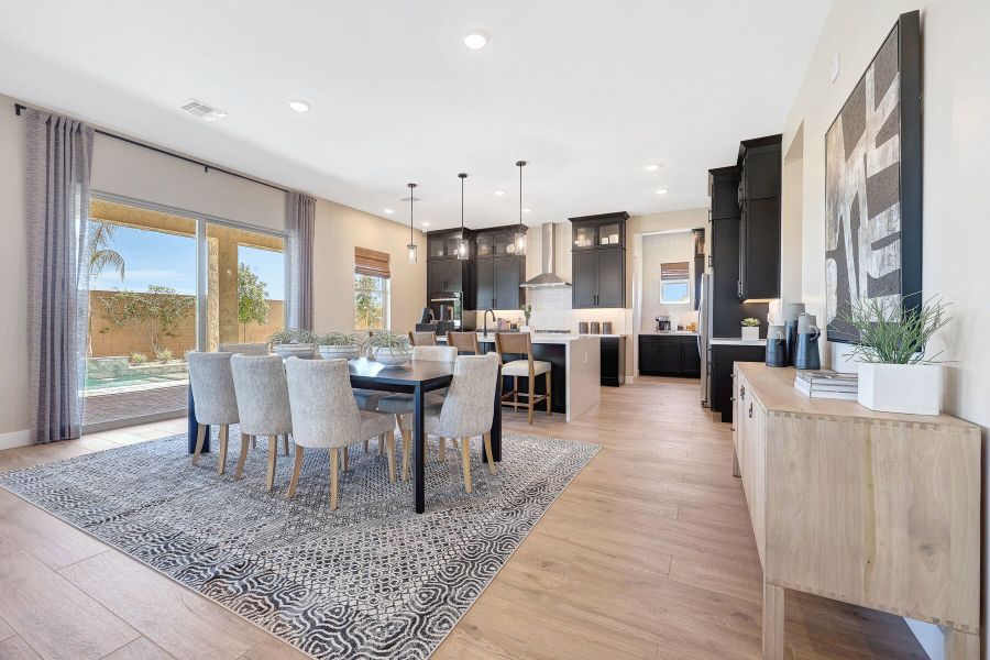 Representative furnished interior of a home built from the Mahogany by Mattamy Homes in Miravida, Surprise (Image 28).