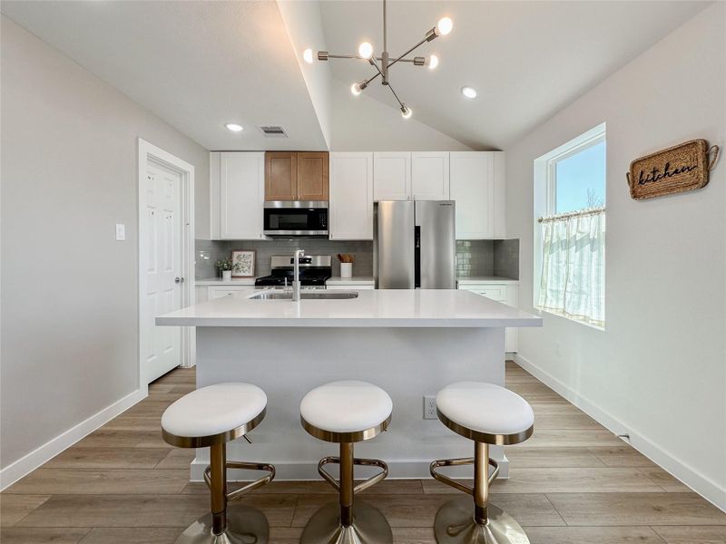 Furnished interior view inside a new home in , Conroe (Image 9).