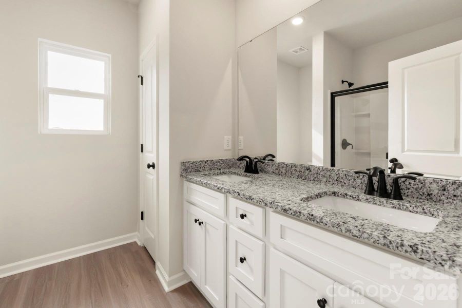Furnished interior view inside a new home in , Winston-Salem (Image 12).