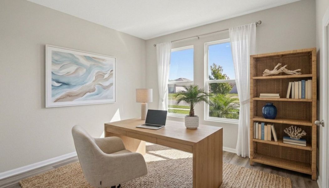 Furnished interior view inside a new home in Deerbrook, Land O' Lakes (Image 7).