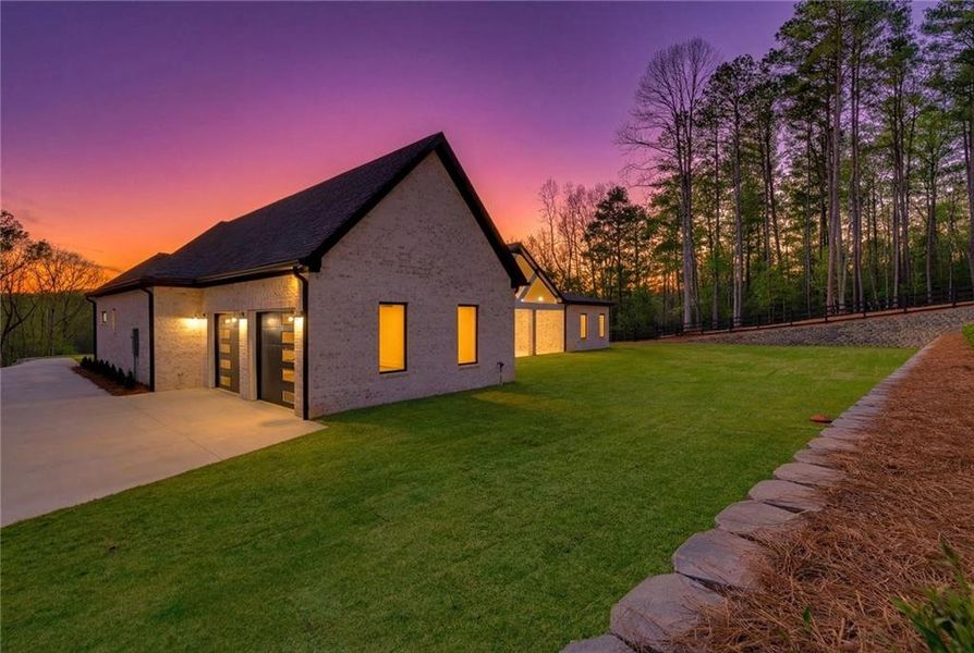 Exterior details and patio area of a home in , Dacula (Image 40).