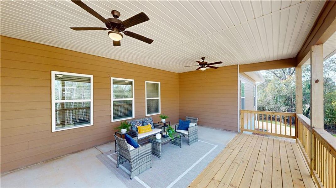 Exterior details and patio area of a home in Holliday Pass, Griffin (Image 24). Exterior details and patio area of a home in Holliday Pass, Griffin (Image 24).