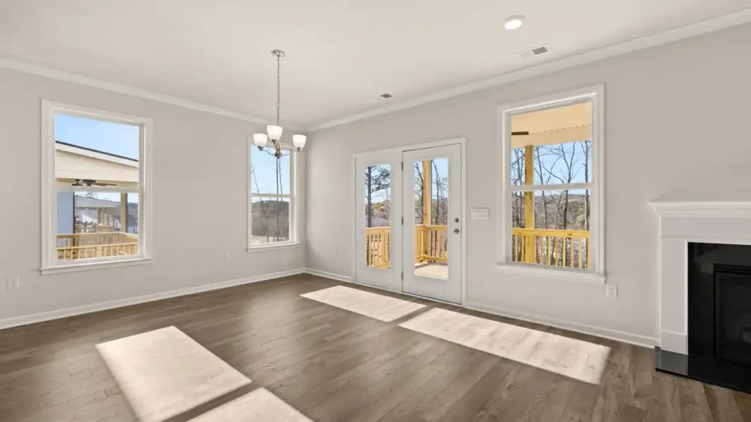 Spacious, unfurnished interior of a new home in Westland, Bogart (Image 16).