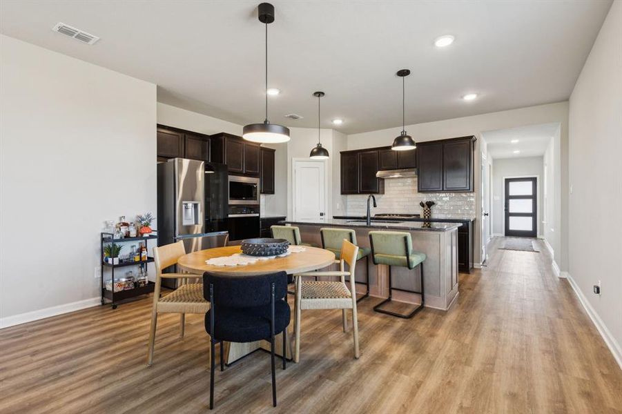 Furnished interior view inside a new home in , Lavon (Image 10). Furnished interior view inside a new home in , Lavon (Image 10).