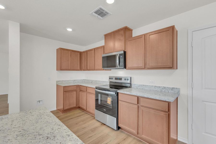Furnished interior view inside a new home in Sonterra - Cool Water, Jarrell (Image 5). Furnished interior view inside a new home in Sonterra - Cool Water, Jarrell (Image 5).