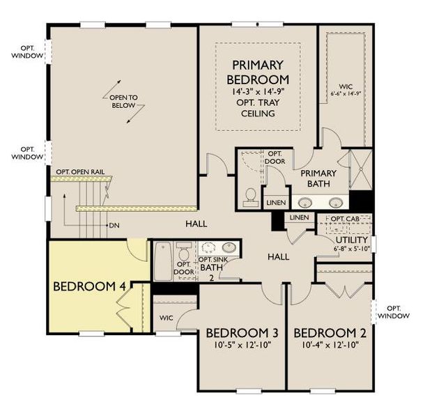 2D floor plan layout of this home in , Summerville, SC (Image 4).
