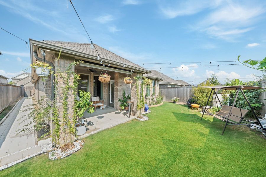 Exterior details and patio area of a home in , Cypress (Image 30).