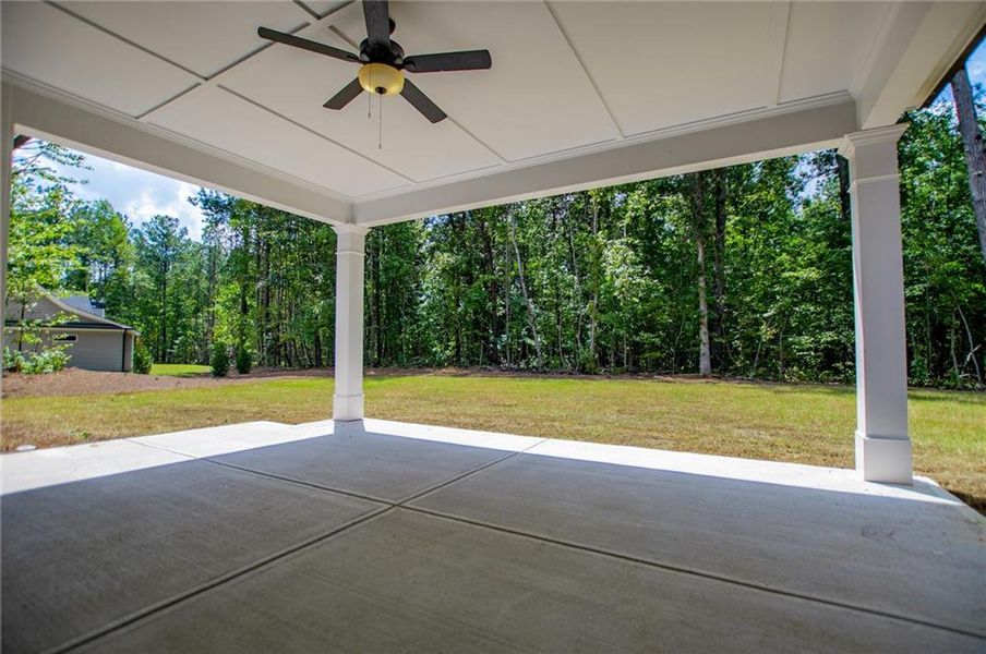 Exterior details and patio area of a home in , Douglasville (Image 35).