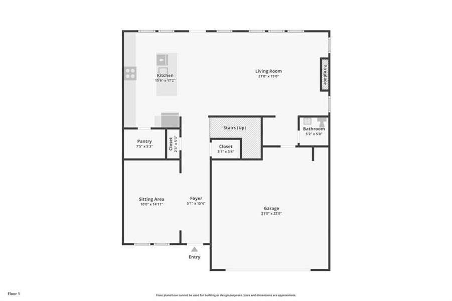 2D floor plan layout of this home in Westmont Preserve, Powder Springs, GA (Image 6).