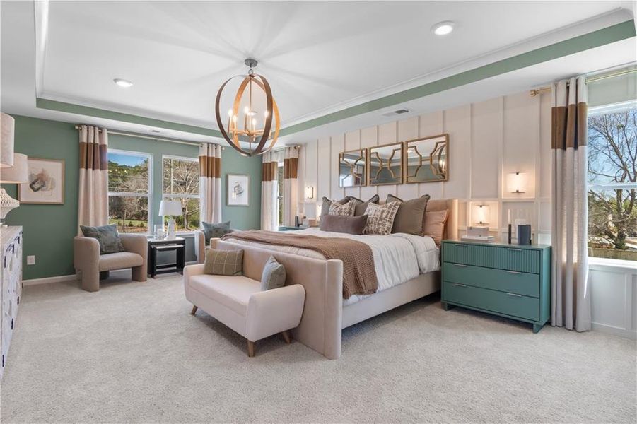 Furnished interior view inside a new home in Trinity Park, McDonough (Image 12).