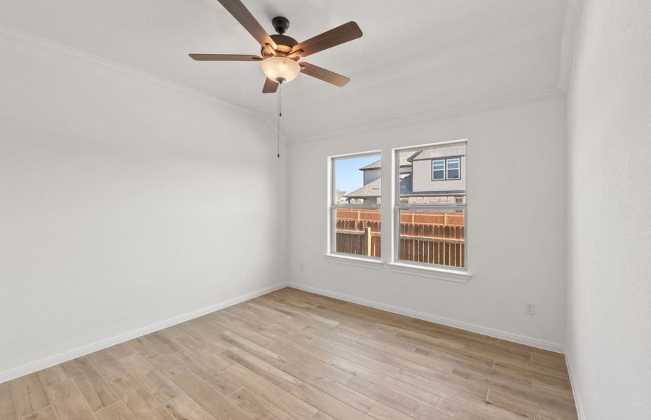 Spacious, unfurnished interior of a new home in Saddleback at Santa Rita Ranch, Liberty Hill (Image 34). Spacious, unfurnished interior of a new home in Saddleback at Santa Rita Ranch, Liberty Hill (Image 34).