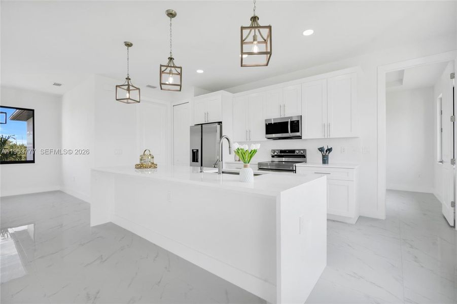 Furnished interior view inside a new home in , Lehigh Acres (Image 5). Furnished interior view inside a new home in , Lehigh Acres (Image 5).