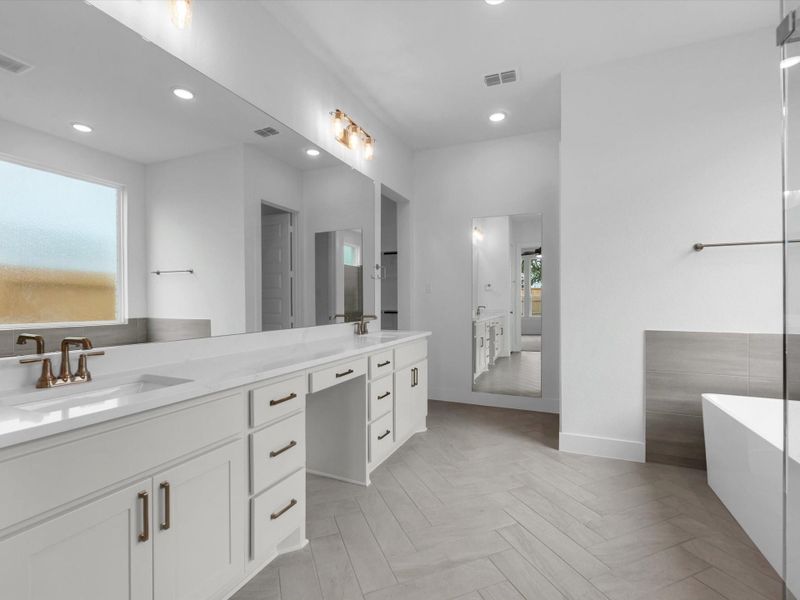 Furnished interior view inside a new home in Pecan Ridge, Fulshear (Image 12).