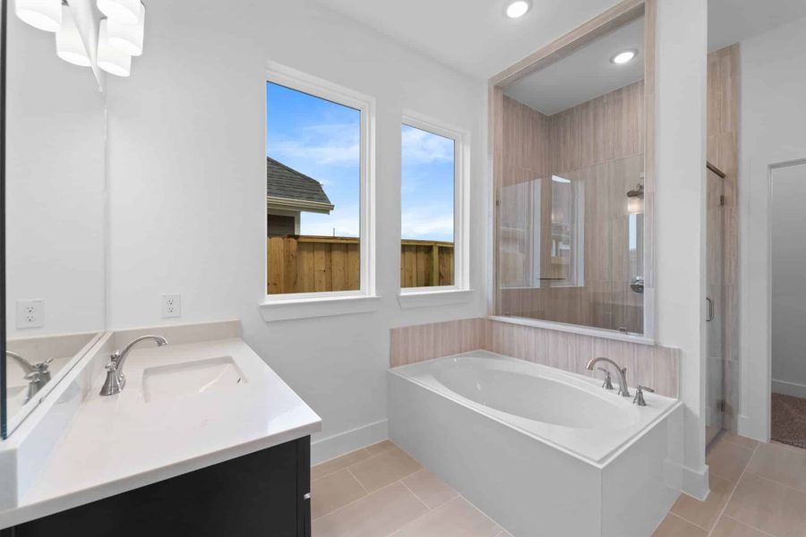 Furnished interior view inside a new home in Riceland, Mont Belvieu (Image 13). Furnished interior view inside a new home in Riceland, Mont Belvieu (Image 13).