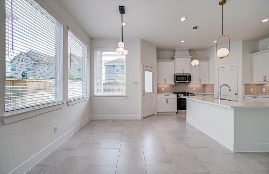 Furnished interior view inside a new home in , Cypress (Image 9).