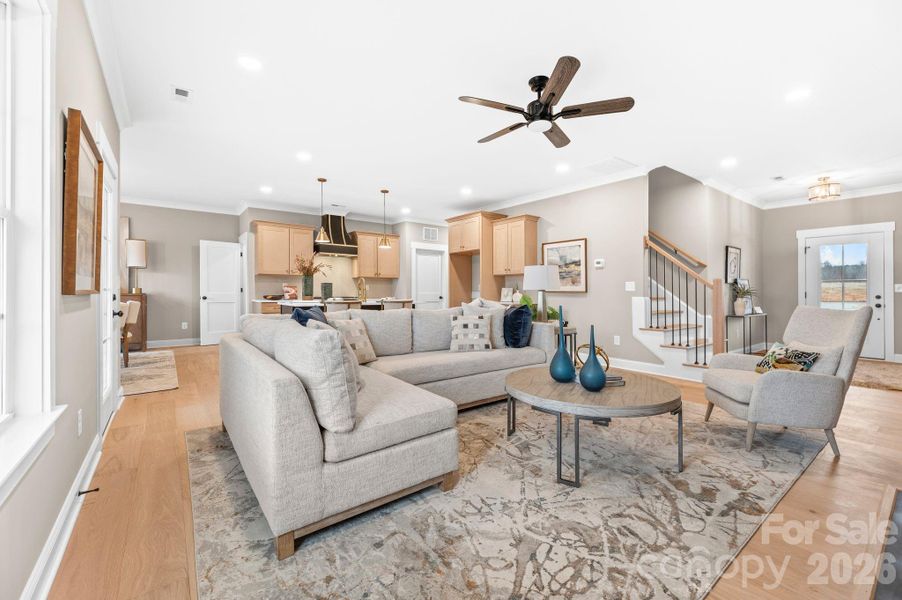 Furnished interior view inside a new home in , Lexington (Image 33).