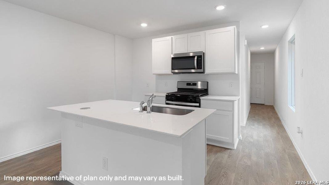 Furnished interior view inside a new home in Blue Ridge Ranch, San Antonio (Image 11). Furnished interior view inside a new home in Blue Ridge Ranch, San Antonio (Image 11).