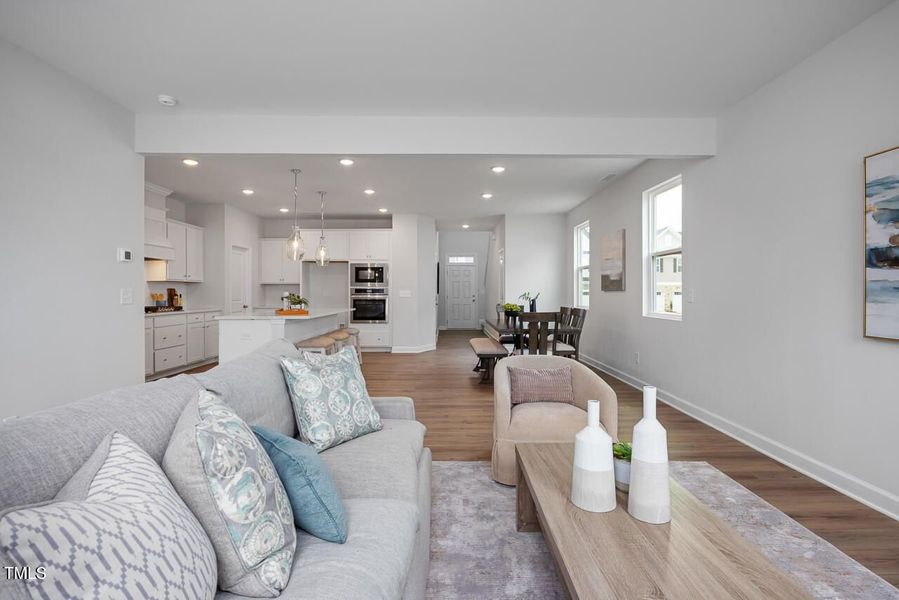 Furnished interior view inside a new home in Gregory Village, Lillington (Image 43). Furnished interior view inside a new home in Gregory Village, Lillington (Image 43).