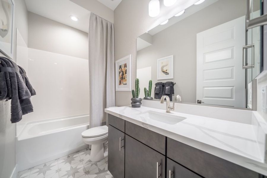 Furnished interior view inside a new home in Hawes Crossing, Mesa (Image 16).