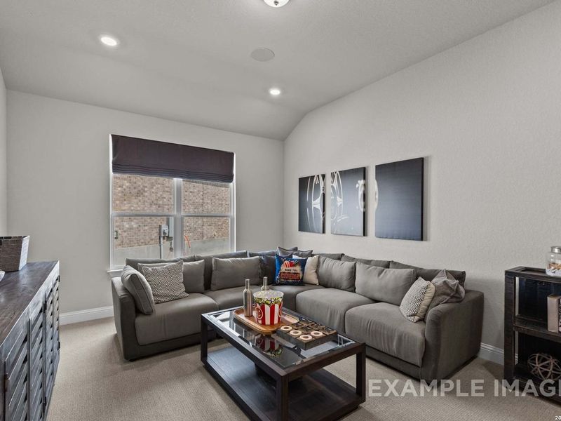 Furnished interior view inside a new home in The Reserve at Potranco Oaks, Castroville (Image 29).