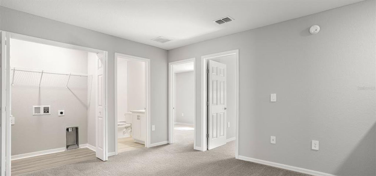 Spacious, unfurnished interior of a new home in VillaMar, Winter Haven (Image 7). Spacious, unfurnished interior of a new home in VillaMar, Winter Haven (Image 7).