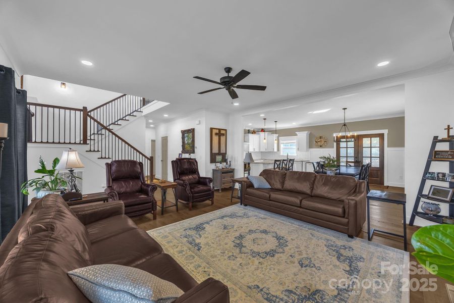 Furnished interior view inside a new home in , Mocksville (Image 36).