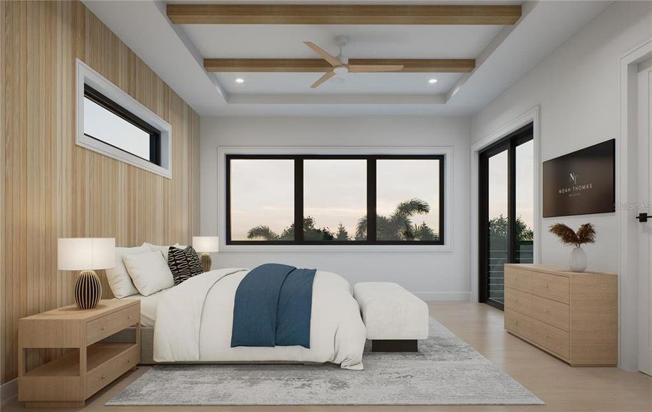 Furnished interior view inside a new home in , Redington Shores (Image 8).