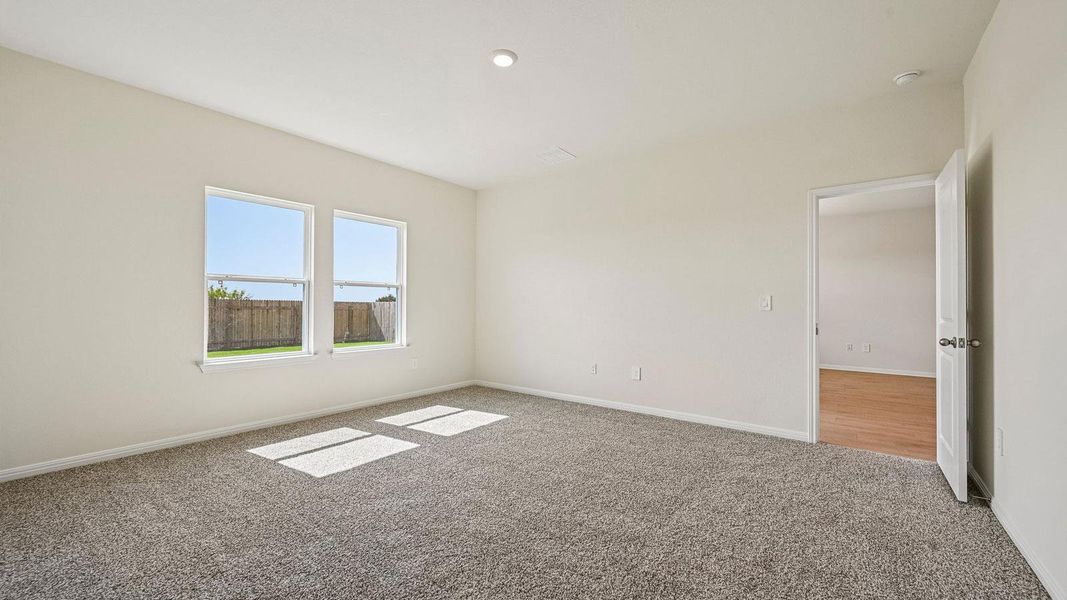Spacious, unfurnished interior of a new home in Carillon, Manor (Image 35).