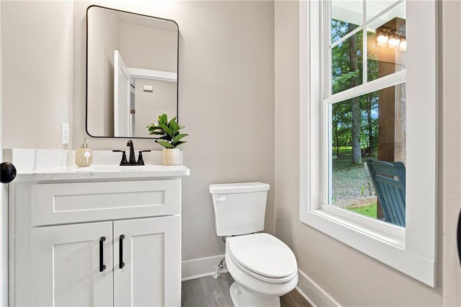 Furnished interior view inside a new home in , Cumming (Image 22).