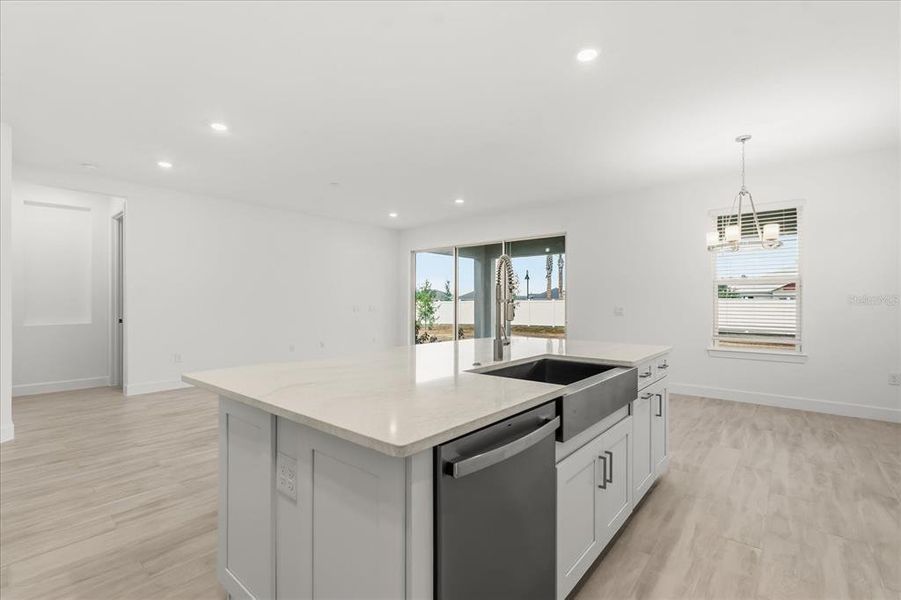 Furnished interior view inside a new home in , Kissimmee (Image 9). Furnished interior view inside a new home in , Kissimmee (Image 9).