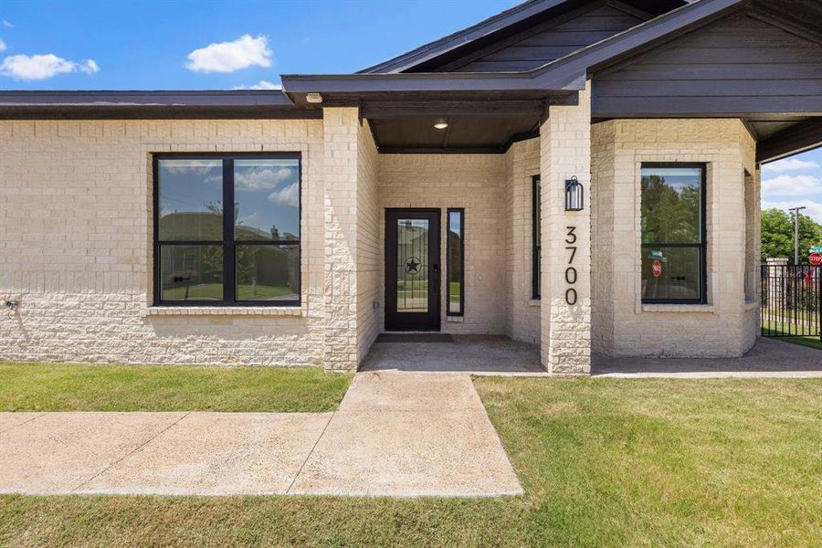 Exterior details and patio area of a home in , McKinney (Image 4). Exterior details and patio area of a home in , McKinney (Image 4).